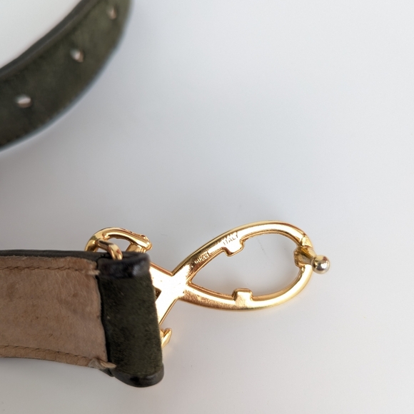 GUCCI VINTAGE HORSEBIT WOMEN'S BELT - Picture 7 of 11